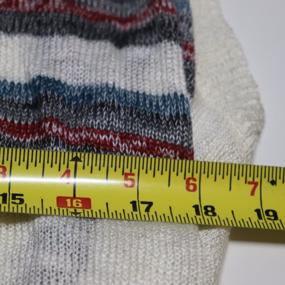 Torrid Striped Aztec Boho Open Front Fringe Sweater Vest Size 1X - Picture 12 of 13